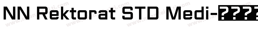 NN Rektorat STD Medi字体转换